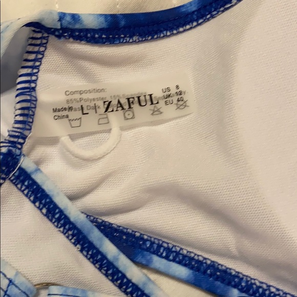 Zaful swimsuit NWT one piece back cross straps IS - Picture 8 of 9